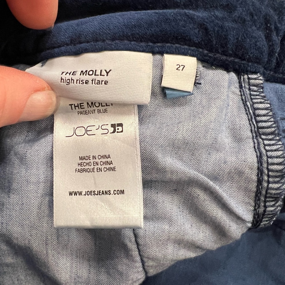 Joe’s Jeans The Molly High Rise Flare Trouser Jeans in Velvet NWT - Picture 13 of 14